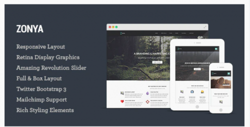Zonya – Multipurpose Responsive HTML5 Template zonya multipurpose responsive html template