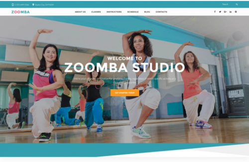 Zoomba – Zoomba Dance Studio WordPress Theme zoomba zoomba dance studio wordpress theme