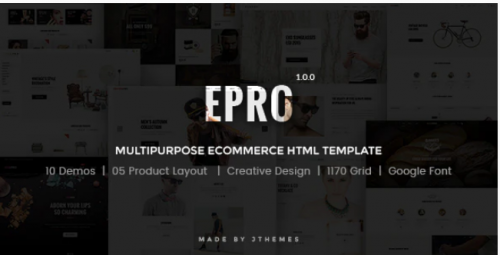 ePro – Multipurpose Ecommerce Template with RTL version epro multipurpose ecommerce template with rtl version