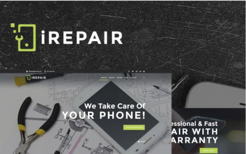 iRepair – Electronics Repair WordPress Theme irepair electronics repair wordpress theme
