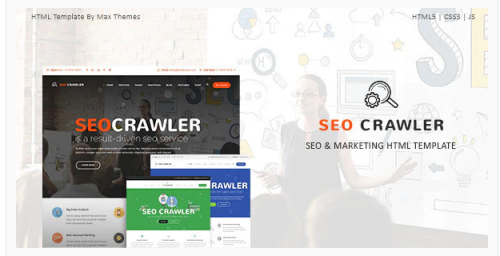 SEO Crawler – Digital Marketing Agency HTML Template seo crawler