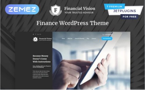 Financial Vision WordPress Theme