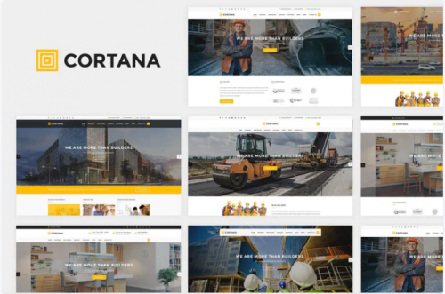 Cortana – Construction Website Template