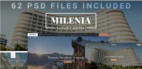 Milenia – Hotel PSD Template