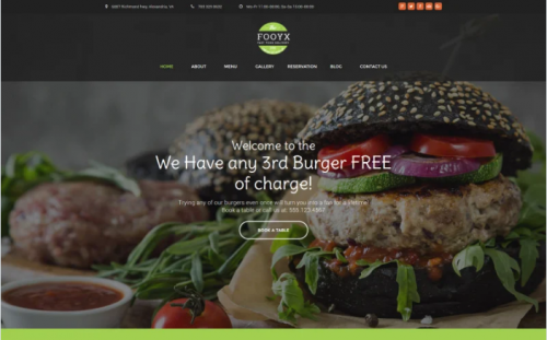 Fooxy – Food Delivery Service WordPress Theme