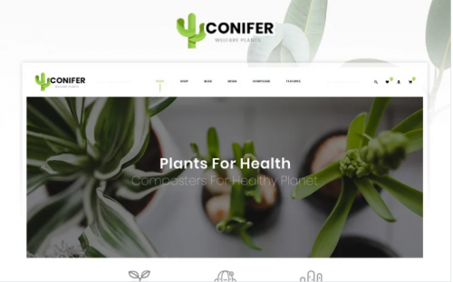 Conifer Plant Store WooCommerce Theme