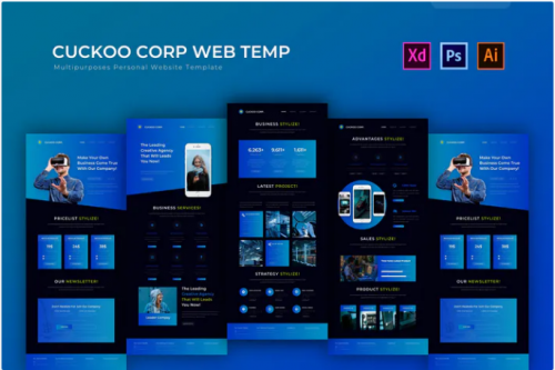 Cuckoo Corp | PSD Web Template