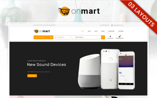 OnMart – Multipurpose Store WooCommerce Theme