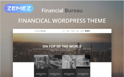 Financial Bureau – Finance Multipurpose Modern Elementor WordPress Theme