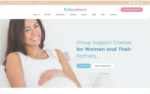 Newborn – Pregnancy Support Center WordPress Theme