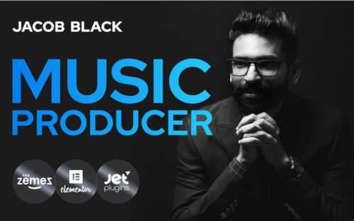 Jacob Black – Talented Music Producer Website Design WordPress Theme