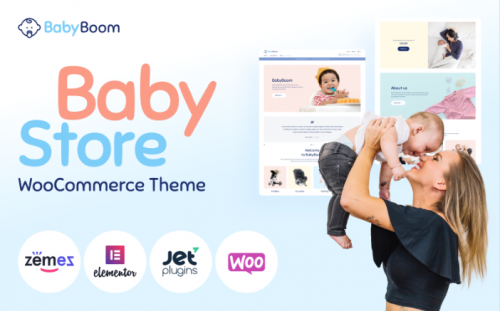BabyBoom – Cute And Modern Baby WooCommerce Theme