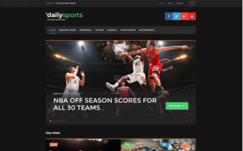 DailySports – Sport Magazine WordPress Theme