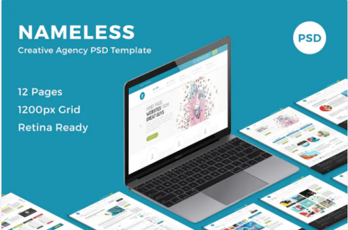 Nameless – Creative Agency PSD Template