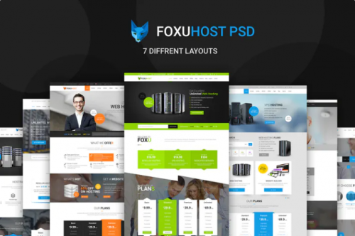 Foxuhost – Hosting / Business PSD Template