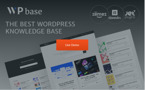 WPbase – WordPress Tutorial Theme WordPress Theme