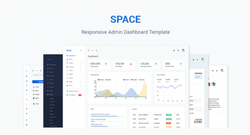 Space – Responsive Admin Dashboard Template