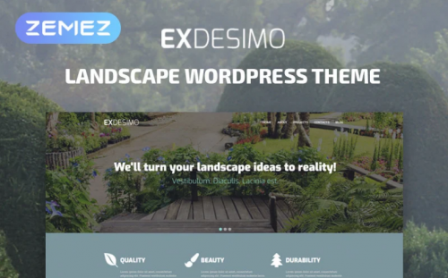 Exdesimo – Landscape Multipurpose Modern Elementor WordPress Theme