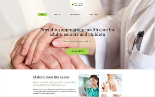 Home Health Care WordPress Theme