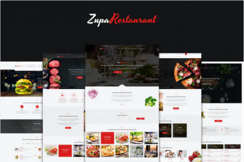 ZupaRestaurant – Restaurant PSD Template