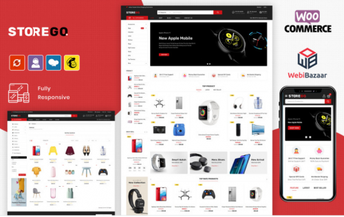 StoreGo – MultiPurpose Electronic Store WooCommerce Theme