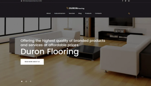 DuronFlooring – Interior & Furniture and Flooring WordPress Theme