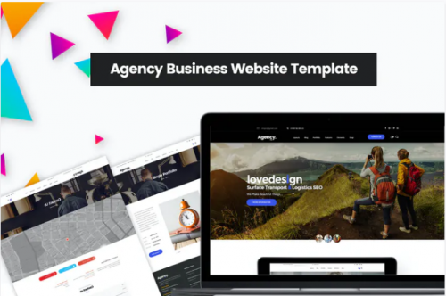 Agency Business Website Template | Company Design