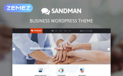 Sandman – Business Multipurpose Modern Elementor WordPress Theme