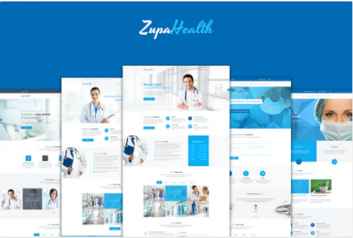 ZupaHealth – Medical and Health PSD Template