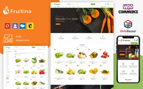 Fruitino – Food & Grocery Store WooCommerce Theme