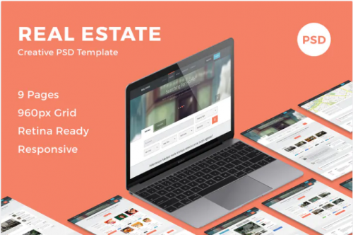 Real Estate – Creative PSD Template