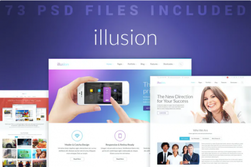 illusion – PSD Multiconcept Template