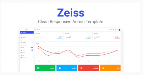 Zeiss – Clean Responsive Admin Template