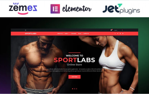 SportLabs – Sport Nutrition WooCommerce Theme