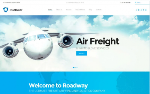Roadway – Logistics & Transportation Services WordPress Theme