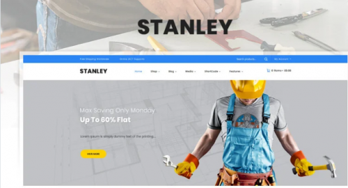 Stanley – Tools Hardware Store WooCommerce Theme
