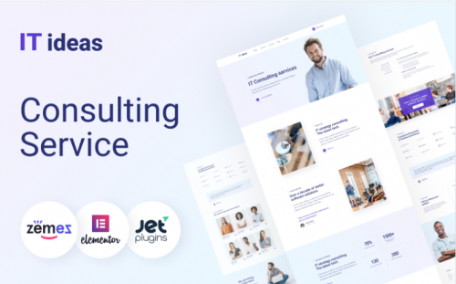 ITIdeas – Consulting Website Template for WordPress Theme