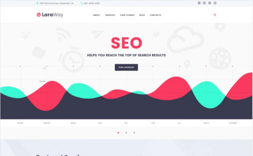 Laraway – SEO & Digital Marketing Agency WordPress Theme