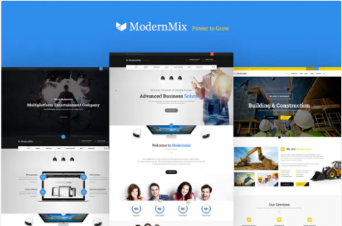 Modernmix – business PSD Template