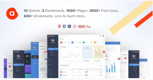 AdminBite Powerful Bootstrap 4 Dashborad Template adminbite powerful bootstrap dashborad template