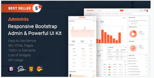 Admintres – Responsive Bootstrap Admin & Powerful UI Kit admintres responsive bootstrap admin powerful ui kit