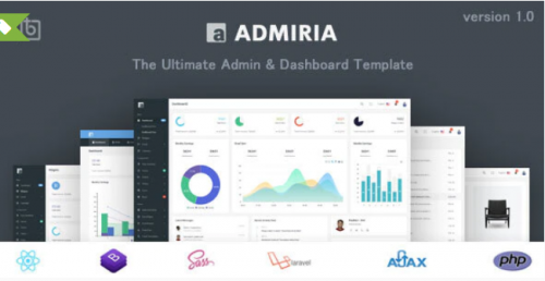 Admiria – The Ultimate Admin & Dashboard Template admiria the ultimate admin dashboard template
