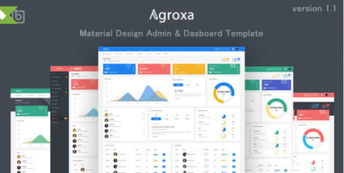 Agroxa – Material Design Admin & Dashboard Template agroxa material design admin dashboard template