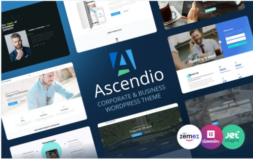 Ascendio – Corporate & Business WordPress Theme ascendio corporate business wordpress theme