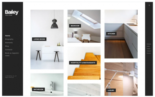 Bailey – Furniture & Interior Design WordPress Theme bailey furniture interior design wordpress theme
