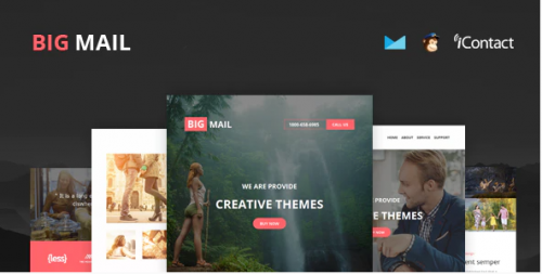 Big Mail – Responsive E-mail Template + Online Access big mail responsive e mail template online access