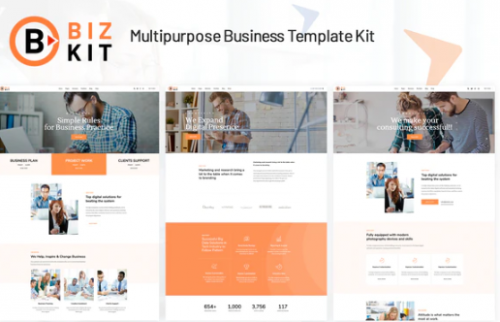 BizKit – Multipurpose Business Template Kit bizkit multipurpose business template kit