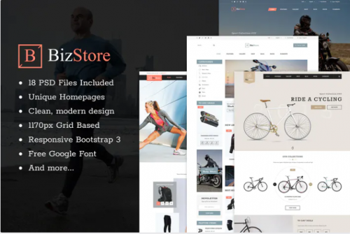 BizStore – Multipurpose eCommerce PSD Template bizstore multipurpose ecommerce psd template
