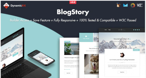 BlogStory – Responsive Email + Online Template Builder blogstory responsive email online template builder
