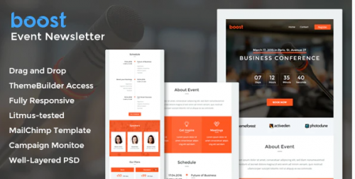Boost – Event Email Template + Online Builder Access boost event email template online builder access